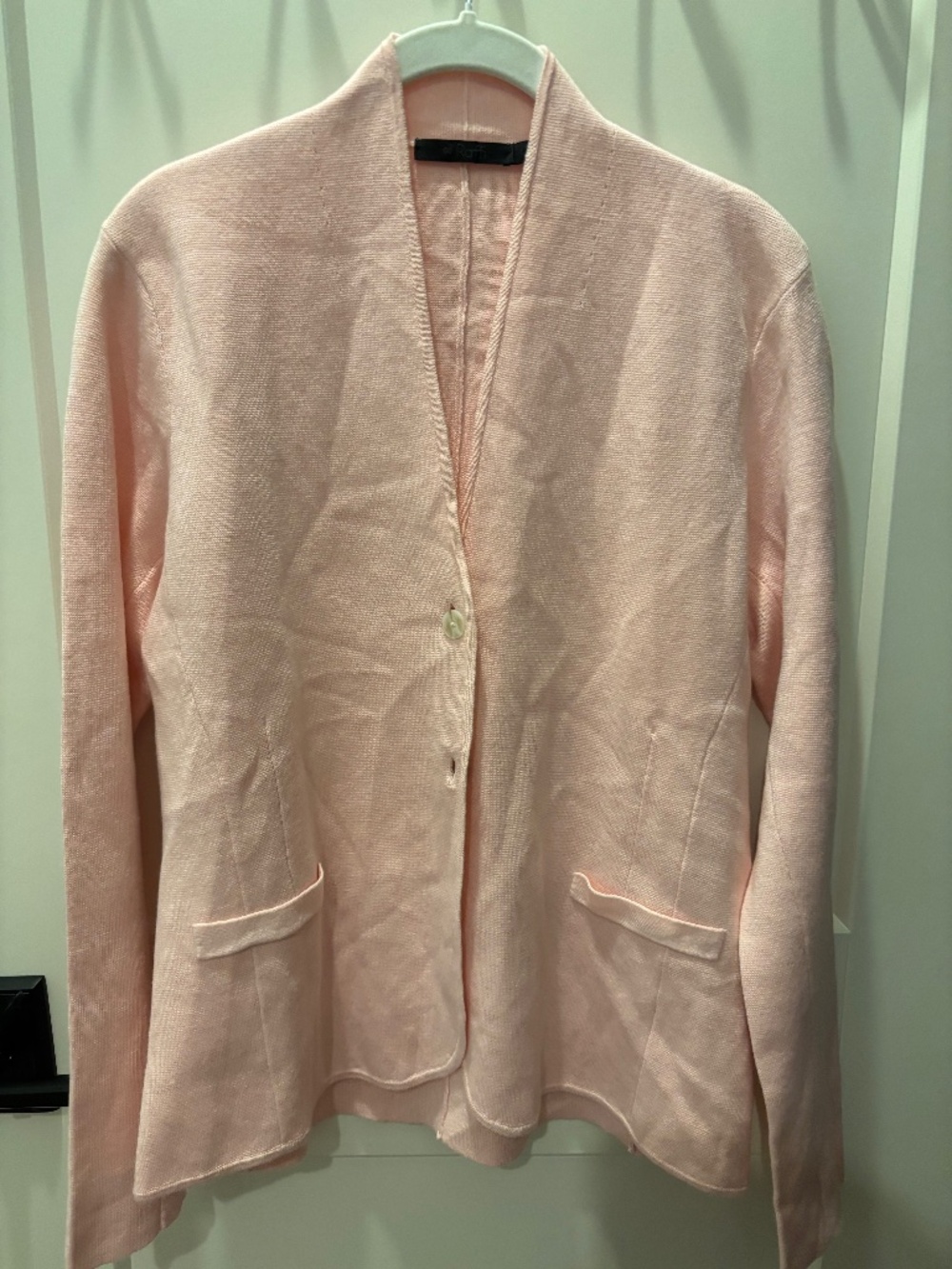 Raffi Pink Knit Sweater - Large